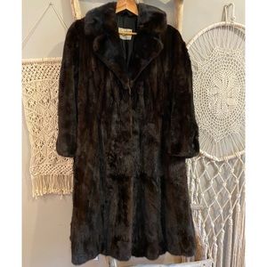 Vintage Mink Full Length Coat